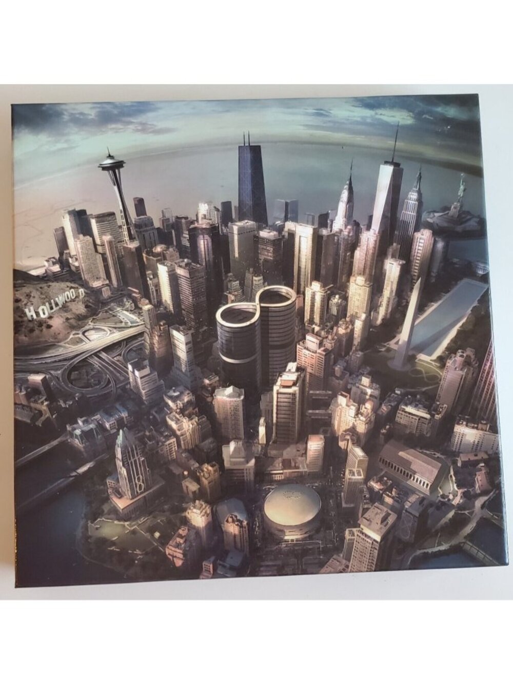 JIGSAW PUZZLE Foo Fighters Sonic Highways 1000 Pieces Unworked Open Box Rare